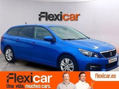 Usado Peugeot 308 SW Allure 130 CV (95 kW) 2020 Azul Familiar