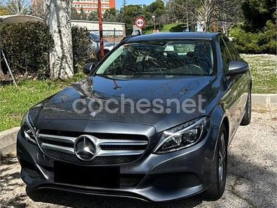 Usado Mercedes C180 AMG line 156 CV (114 kW) 2017 Gris / plata Berlina