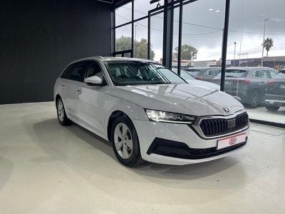 Brugt Skoda Octavia Ambition 110 HK (80 kW) 2021 Hvid Stationcar
