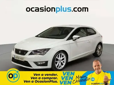 Usado Seat Leon SC FR 140 CV (102 kW) 2014 Blanco Utilitario