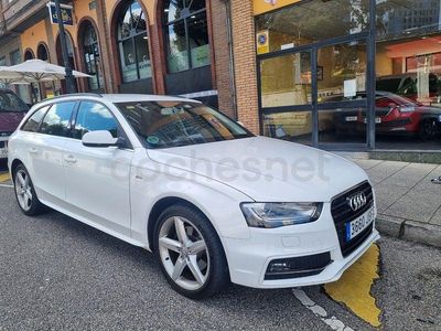 Usado Audi A4 S-Line 150 CV (110 kW) 2015 Blanco Familiar