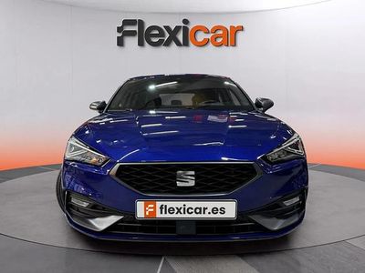 Usado Seat Leon FR 150 CV (110 kW) 2021 Azul Utilitario