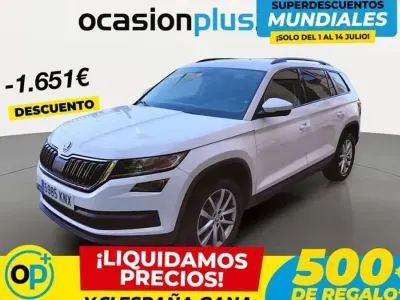 Usado Skoda Kodiaq Ambition 150 CV (110 kW) 2018 Blanco SUV