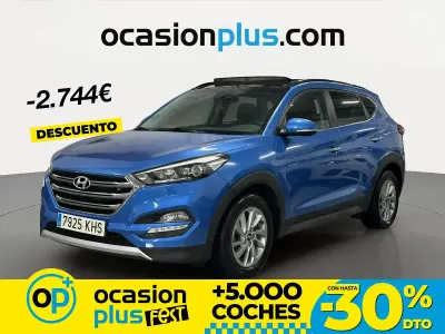 Usado Hyundai Tucson 141 CV (103 kW) 2018 Azul SUV