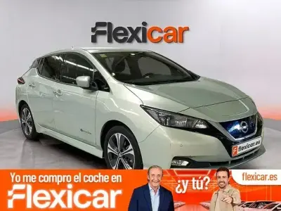 Usado Nissan Leaf Acenta 110 kW (150 CV) 2018 Azul Utilitario