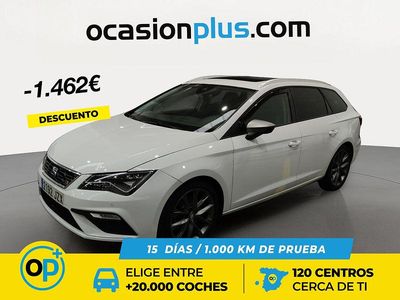 Usado Seat Leon FR 180 CV (132 kW) 2017 Blanco Familiar