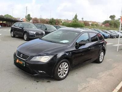 Usado Seat Leon Reference 105 HP (77 kW) 2014 Preto Carrinha