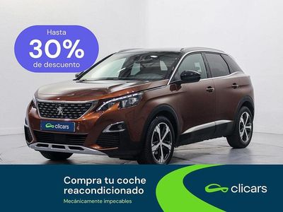 Usado Peugeot 3008 GT-line 120 CV (88 kW) 2017 Naranja SUV