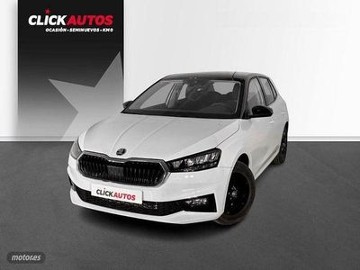 Usado Skoda Fabia Ambition 110 CV (80 kW) 2024 Blanco Utilitario