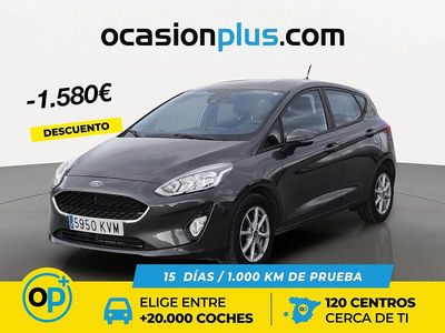 Usado Ford Fiesta Trend+ 85 CV (62 kW) 2019 Gris Utilitario