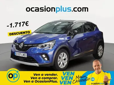 Usado Renault Captur Zen 130 CV (95 kW) 2021 Azul SUV
