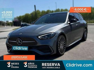 Usado Mercedes C220 200 CV (147 kW) 2022 Gris Familiar