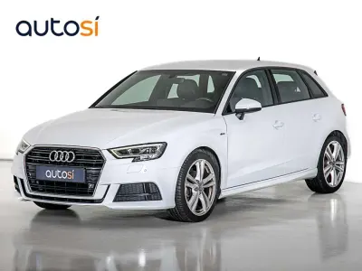 Usado Audi A3 Sportback S-Line 116 CV (85 kW) 2020 Blanco Utilitario