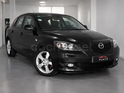 Usado Mazda 3 Active 105 CV (77 kW) 2005 Negro Berlina