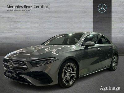 Usado Mercedes A180 AMG line 136 CV (100 kW) 2026 Gris montaña