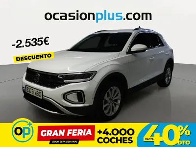 Usado VW T-Roc Life 150 CV (110 kW) 2022 Blanco SUV