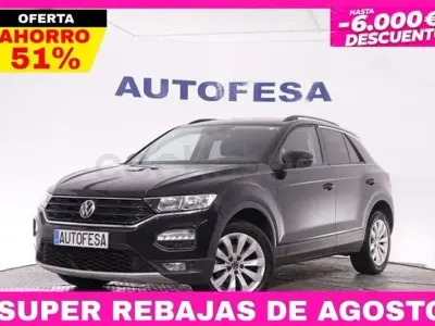 Usado VW T-Roc Sportline 150 CV (110 kW) 2021 Negro SUV