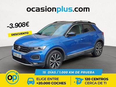 Azul Usado 2019 VW T-Roc Advance SUV | 20.690 € (Precio justo)
