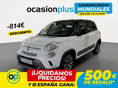 Usado Fiat 500L Trekking 120 CV (88 kW) 2017 Blanco Monovolumen