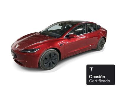Usado Tesla Model 3 Long Range AWD 269 kW (366 CV) 2025 Rojo Berlina