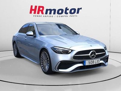 Azul Usado 2017 Mercedes C220 AMG line Berlina | 36.510 €