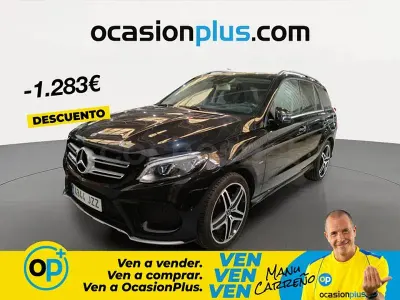Usado Mercedes GLE500 442 CV (325 kW) 2017 Negro SUV