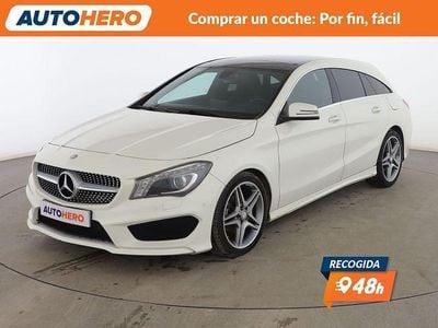 Blanco Usado 2016 Mercedes CLA200 AMG line Berlina | 17.999 € (Super precio)