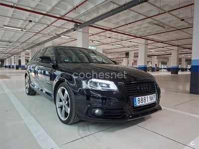 Usado Audi A3 Ambition 170 CV (125 kW) 2011 Negro Utilitario