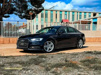 Usado Audi A6 S-Line 252 CV (185 kW) 2017 Negro Berlina