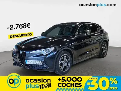Usado Alfa Romeo Stelvio Sprint 160 CV (117 kW) 2022 Negro SUV