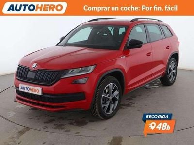 Rojo Usado 2020 Skoda Kodiaq SportLine SUV | 24.570 € (Precio justo)