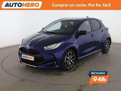 Azul Usado 2020 Toyota Yaris Hybrid Plus Berlina | 16.094 € (Precio justo)