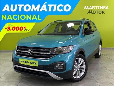 Usado VW T-Cross Advance 110 CV (80 kW) 2023 Verde SUV
