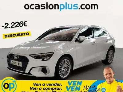 Usado Audi A3 Sportback Advanced 116 CV (85 kW) 2022 Blanco Utilitario