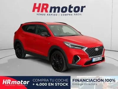 Usado Hyundai Tucson N Line 136 CV (100 kW) 2019 Rojo SUV
