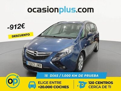 Usado Opel Zafira Expression 120 CV (88 kW) 2016 Azul Monovolumen