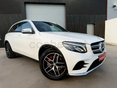 Usado Mercedes GLC220 170 CV (125 kW) 2016 Blanco SUV