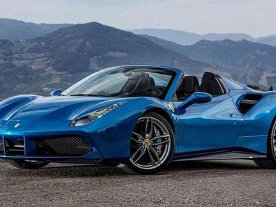Usado Ferrari 488 670 CV (492 kW) 2017 Azul Descapotable