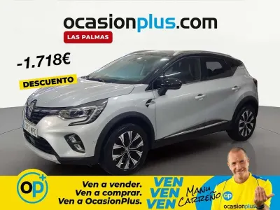 Usado Renault Captur Techno 91 CV (66 kW) 2024 Gris SUV