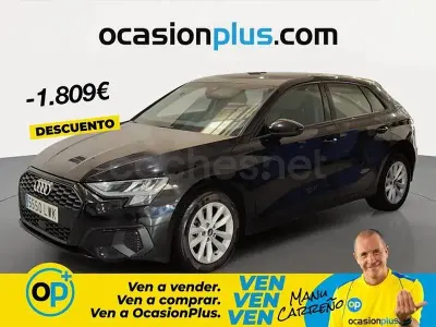 Usado Audi A3 110 CV (80 kW) 2022 Negro Berlina