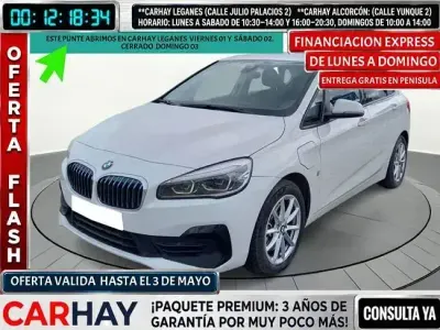Käytetty BMW 225 iPerformance 224 HP (164 kW) 2018 Valkoinen Tila-auto