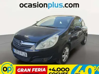 Usado Opel Corsa Enjoy 75 CV (55 kW) 2007 Negro Utilitario