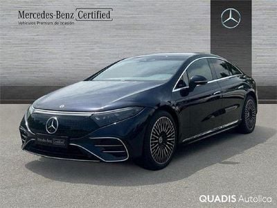 Usado Mercedes EQS450+ Edition 264 kW (360 CV) 2024 Azul náutico Berlina