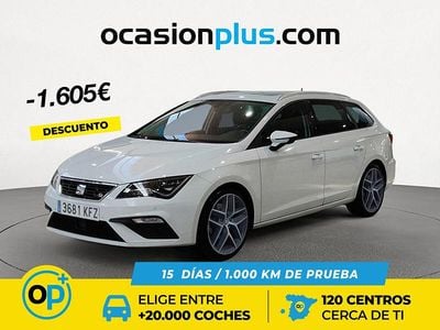 Usado Seat Leon FR 184 CV (135 kW) 2017 Blanco Familiar