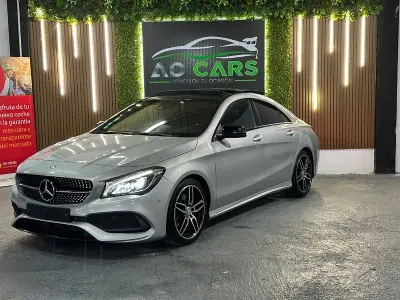 Usado Mercedes CLA220 AMG line 177 CV (130 kW) 2016 Gris / plata Berlina