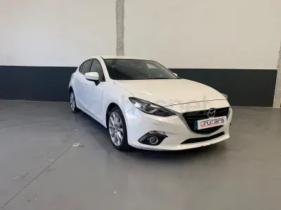 Usado Mazda 3 Style 150 CV (110 kW) 2015 Blanco Berlina
