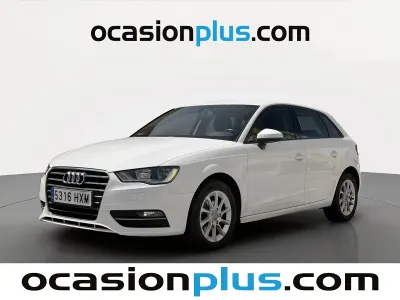 Usado Audi A3 Sportback 105 CV (77 kW) 2014 Blanco Utilitario