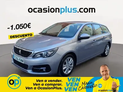 Usado Peugeot 308 Active 130 CV (95 kW) 2018 Gris Familiar