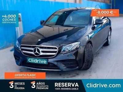 Usado Mercedes E350 258 CV (189 kW) 2017 Negro Berlina