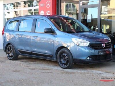 Käytetty Dacia Lodgy Ambiance 110 HP (80 kW) 2014 Sininen Tila-auto